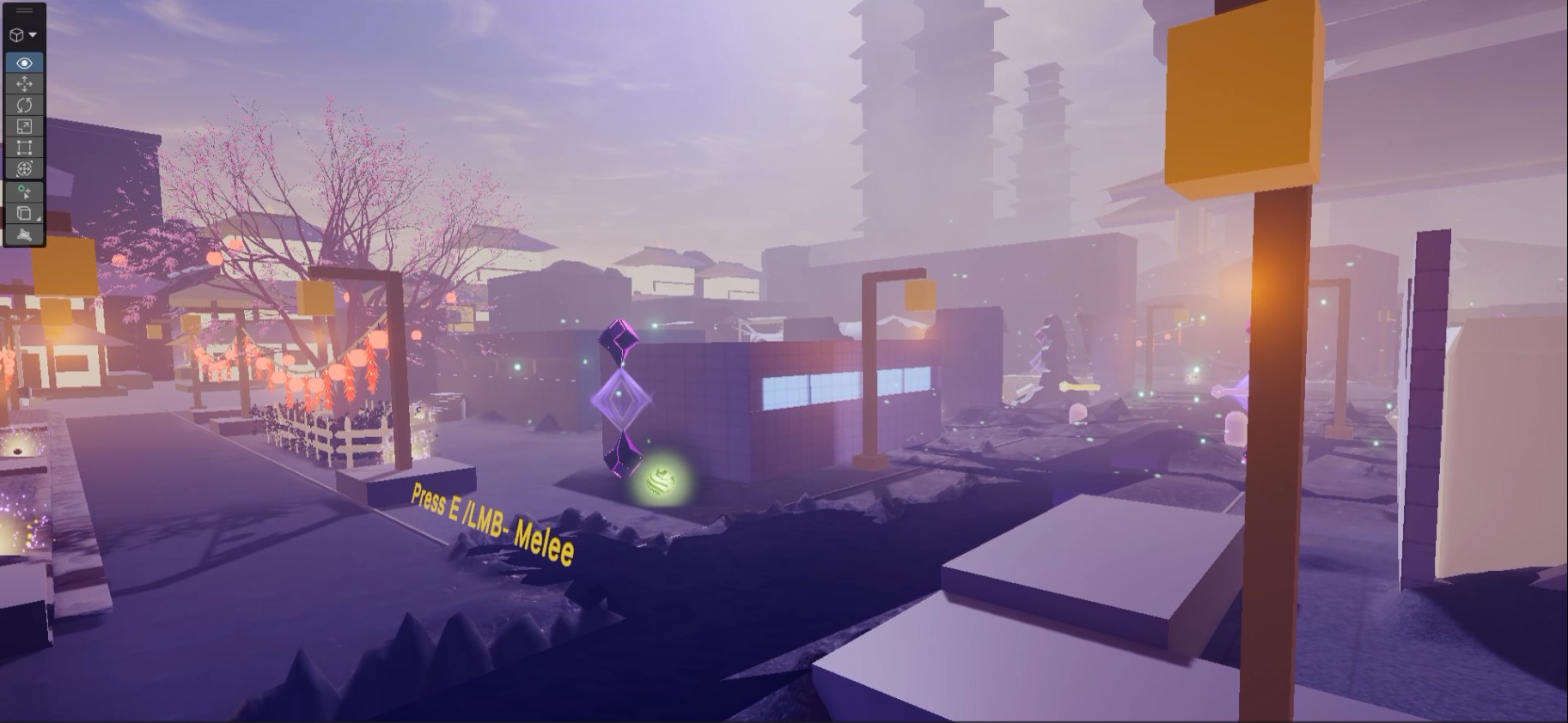 Planet of Twins world at dusk
